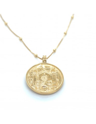 Cadena 40cm + Colgante Sant Fèlix plata ch 1ª ley