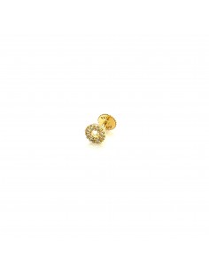 PIERCING REDO ZN ORO DE 18K