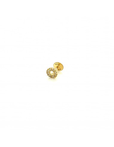 PIERCING REDO ZN ORO DE 18K