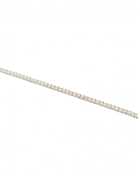 PULSERAS PLATA RIVIER 4 GARRAS 3 MM