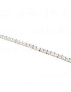 Pulsera de eslabones ovalados en plata  2