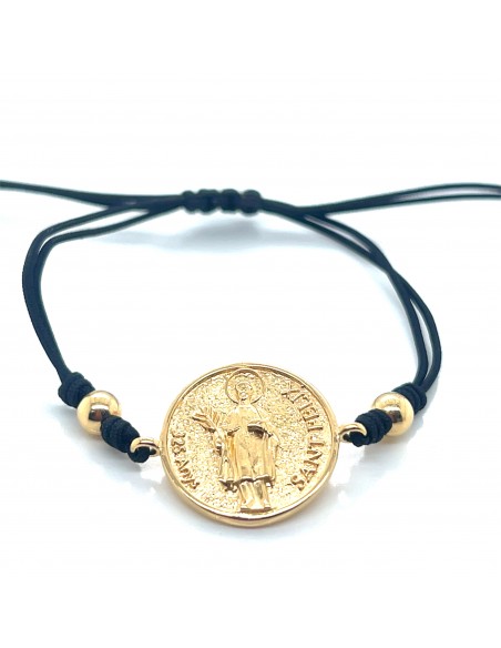 Pulsera Sant Fèlix plata chapada de 1ª ley