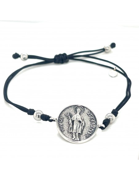 Pulsera Sant Fèlix plata de 1ª ley