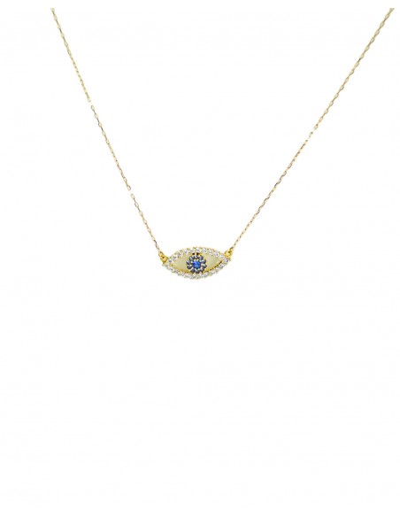 Gargantilla de Oro de 18k con Ojo Turco