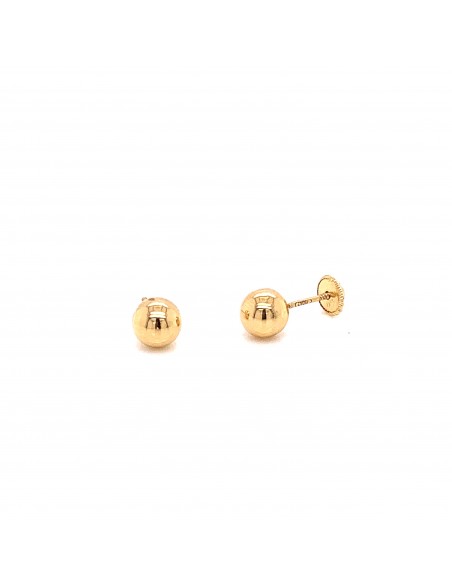 PENDIENTES BOLAS MEDIUM EN ORO DE 18K