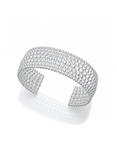 Pulsera de acero chapado en plata 999 