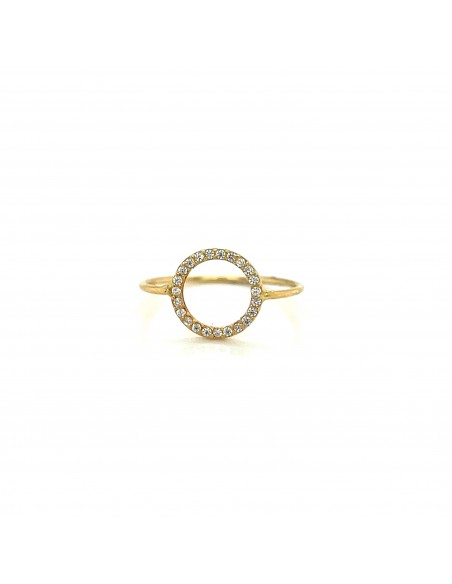 ANILLO MELEKI ZN ORO DE 18K