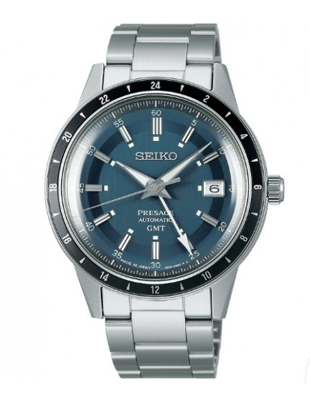 Seiko Presage «Petrol Blue» Style 60’s GMT SSK009J