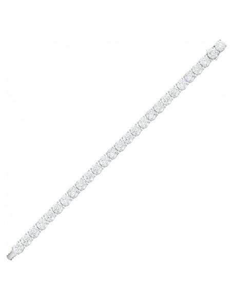 2,95ct- PULSERA REVIERE DIAMANTES ORO BLANCO 18K