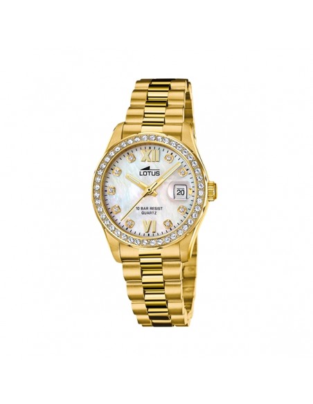 RELOJ LOTUS FREEDOM 18979/1 BEIGE CORREA DE ACERO 