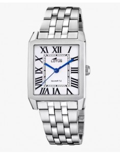 RELOJ DE HOMBRE SQUARE SERIES PLATA