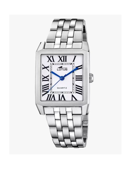 RELOJ DE HOMBRE SQUARE SERIES PLATA
