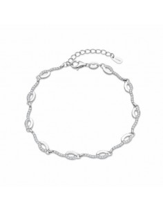 Pulsera de plata con eslabones pequeños