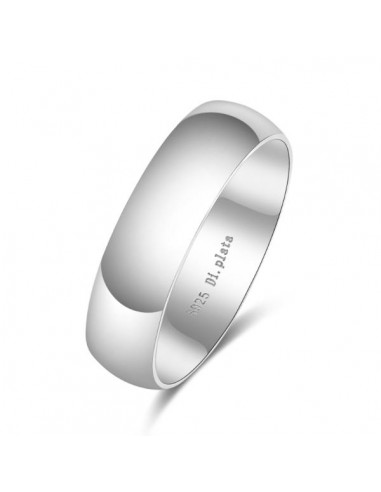 ALIANZA 1/2 CAÑA 5 MM PLATA DE 1ª LEY