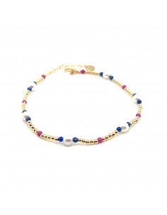 9K- PULSERA COMBI PERLA BLURO ORO 9K