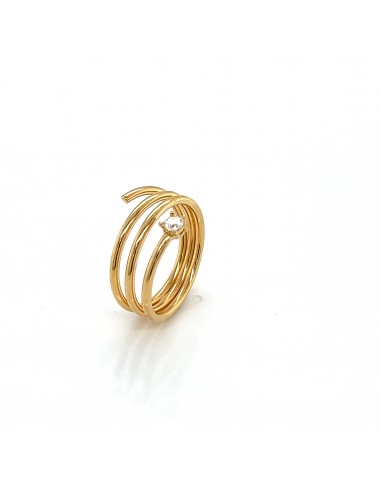 9K- ANILLO HILO CON ZN ORO 9K