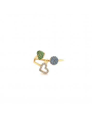 9K- ANILLO COLORATO ORO 9K
