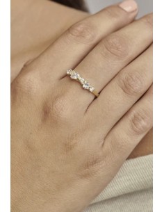 Anillo kaos oro de 9k