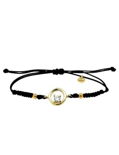 Pulsera Luz Diamante oro de 9k