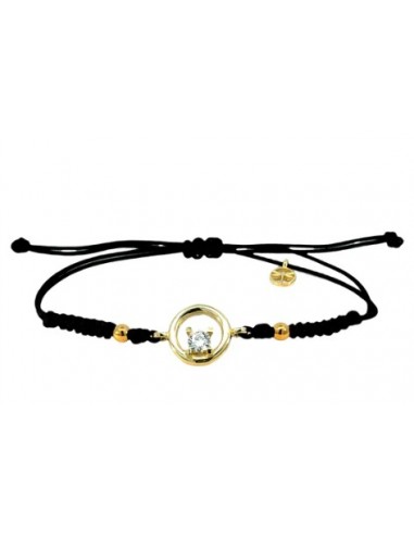 Pulsera Luz Diamante oro de 9k