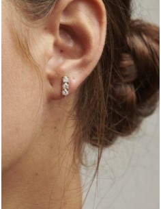 Pendientes Monolite oro de 9k
