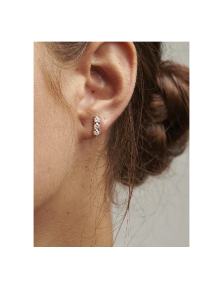 Pendientes Monolite oro de 9k