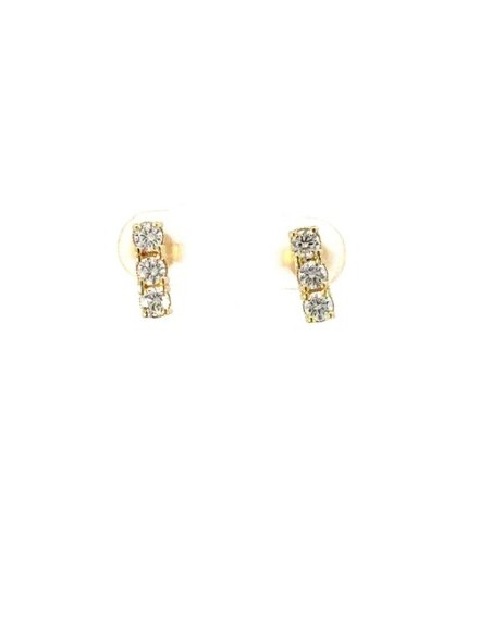 Pendientes Monolite oro de 9k