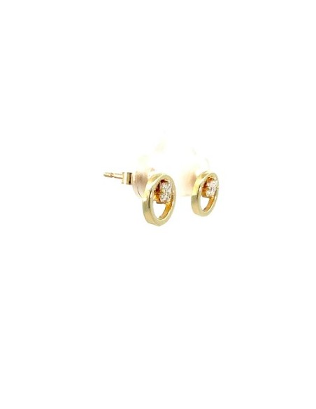 Pendientes Luz Princesa oro de 9k