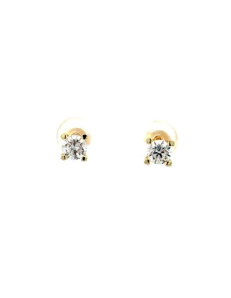 Pendientes Alma zafiro Vertical oro de 9k