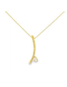 Gargantilla Curve oro de 9k 2