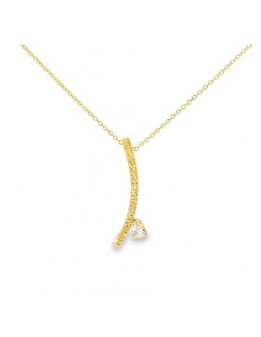 Gargantilla Curve oro de 9k