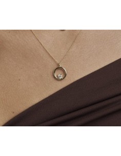 Gargantilla Luz Princesa oro de 9k