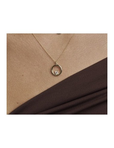 Gargantilla Luz Princesa oro de 9k