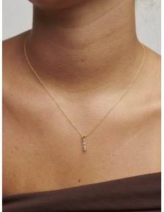 Gargantilla Monolite oro de 9k