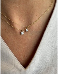 0.50ct- Gargantilla Minimal 5mm oro de 9k