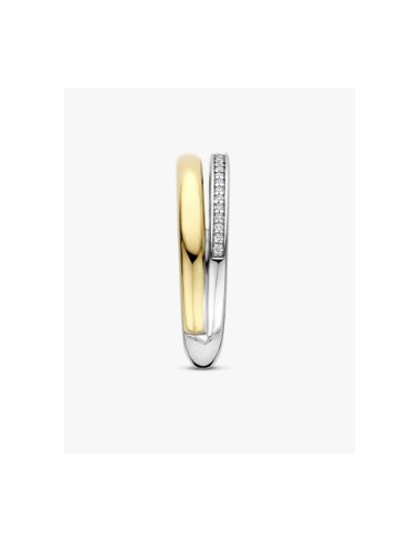 Anillo Horizonte de Plata Bicolor