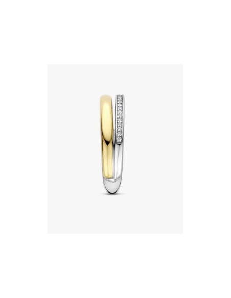 Anillo Horizonte de Plata Bicolor