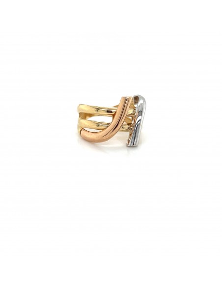 ANILLO TRICOLOR HAV ORO DE 18K