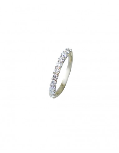 0.88CT- Anillo oro blanco de 18k