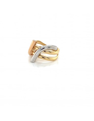 ANILLO TRICOLOR HAV ORO DE 18K
