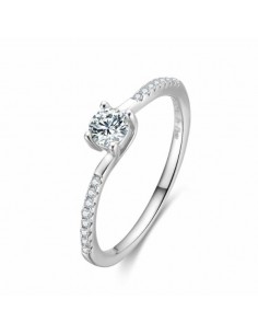 Anillo Plata Destello Eterno con Circonita