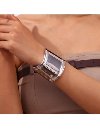 Esclava Ancha de Acero Pulido 50x58mm 