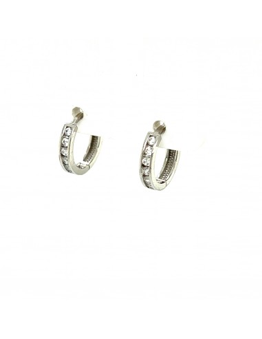 PENDIENTES AMAIA 1,5CM ORO BLANCO DE 18K