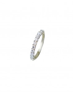 Anillo oro blanco de 18k