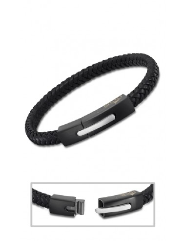 LOTUS STYLE PULSERA CAB.NEGRO.