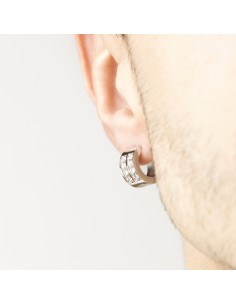  PENDIENTE HOMBRE ACERO CIRCONITAS 2