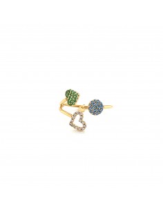 ANILLO COLORATO ORO 9K