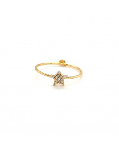 ANILLO ESTRELLA ORO 9K