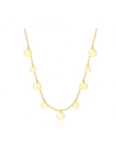 Gargantilla para mujer minimalista círculos