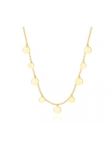 Gargantilla para mujer minimalista círculos